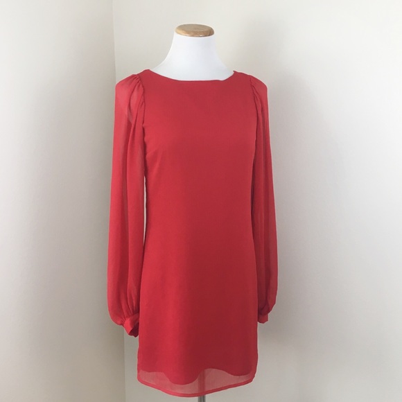 red long sleeve dress australia